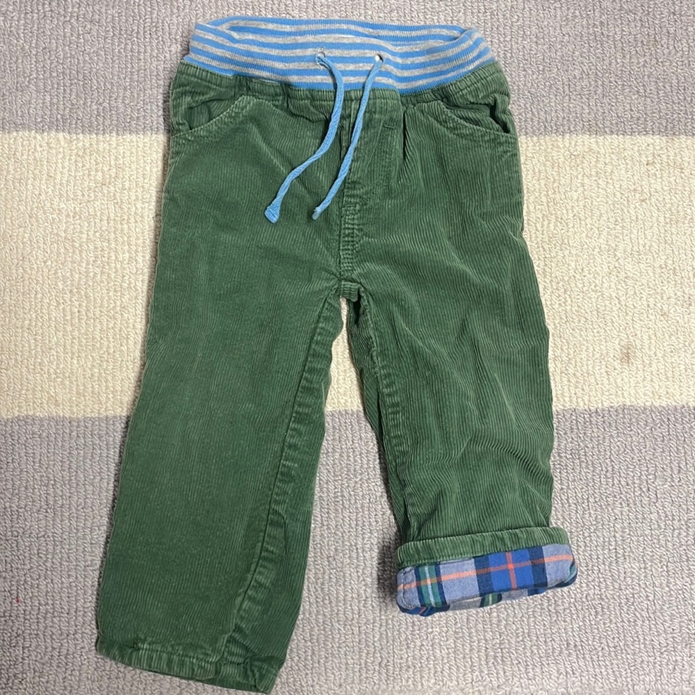 Mini Boden lined corduroy pants. 18-24 months.